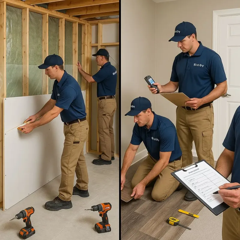 Repairs and Reconstruction process in Malvern, PA